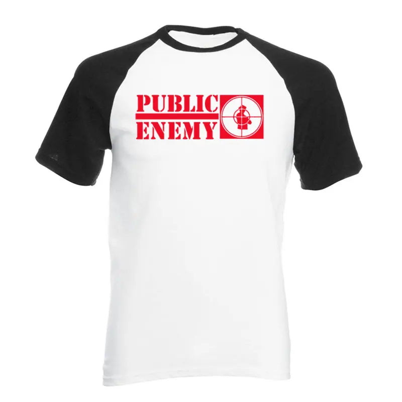 Public Enemy Rock HipHop Rap Music Men's T-Shirt T Shirt Men Short Sleeve O Neck Cotton Casual Top Tee Loose Size - Lizard Vigilante