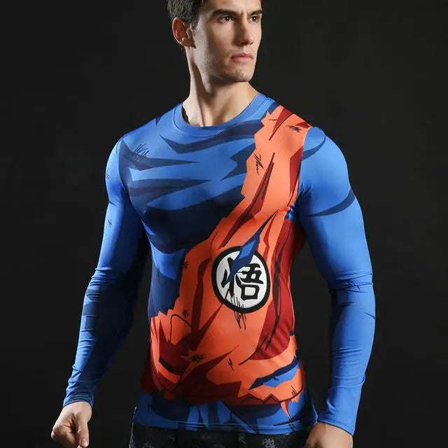 Superheroes 3D Printed Tshirts Men Compression Shirts Long Sleeve Tops Fitness T-shirts Novelty Slim Tights Tee Male Cosplay Costume - Premium  from Lizard Vigilante - Just $23.99! Shop now at Lizard Vigilante