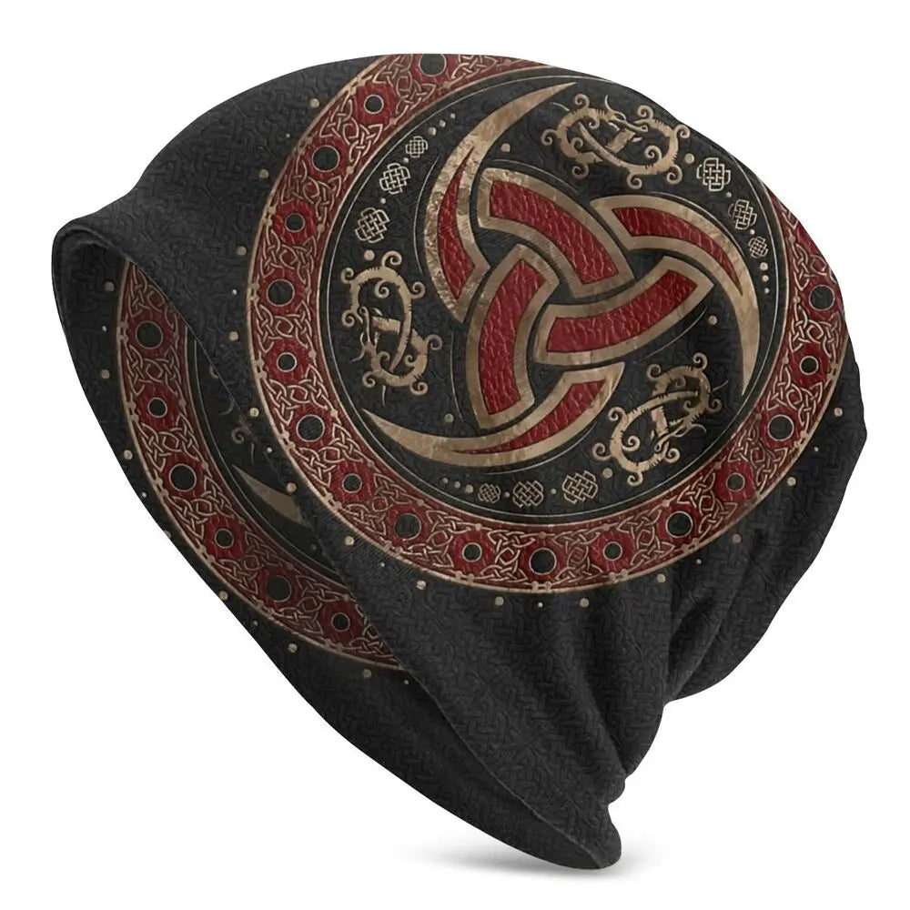 Enchanted Triquetra Tree Beanie – Mystical Comfort Meets Urban Edge for Every Bold Adventurer - Premium beanie from Lizard Vigilante - Just $18.88! Shop now at Lizard Vigilante