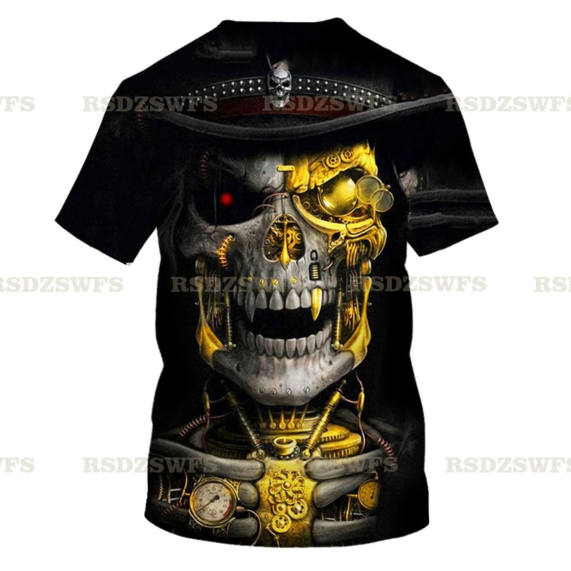 Skull Chug Society – 3D Beer-Drinking T-Shirt for Rockers, Rebels & Weekend Warriors - Premium tee from dsers - Just $54.99! Shop now at Lizard Vigilante
