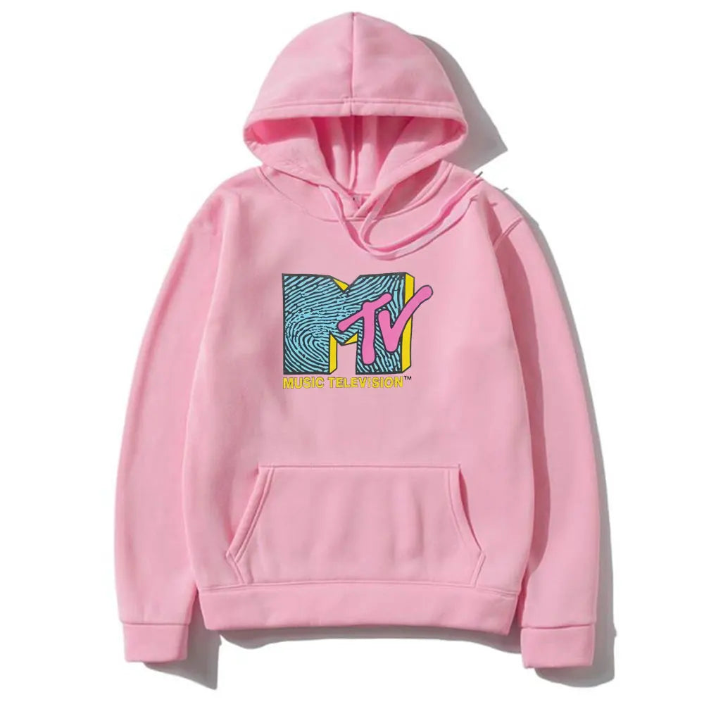 MTV Music Television Retro Hoodie – Unisex Hip Hop Streetwear Sweatshirt - Premium hoodies from Lizard Vigilante - Just $39.93! Shop now at Lizard Vigilante