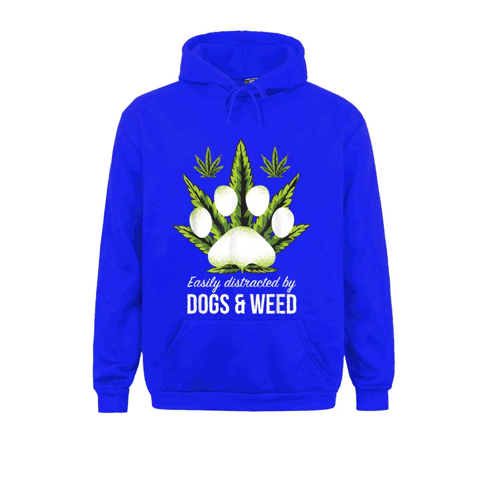 Easily Distracted by Dogs Hoodie | Funny Dog Lover Gift | Casual Men’s Sweatshirt | New Fall Design - Premium hoodies from Lizard Vigilante - Just $38.88! Shop now at Lizard Vigilante