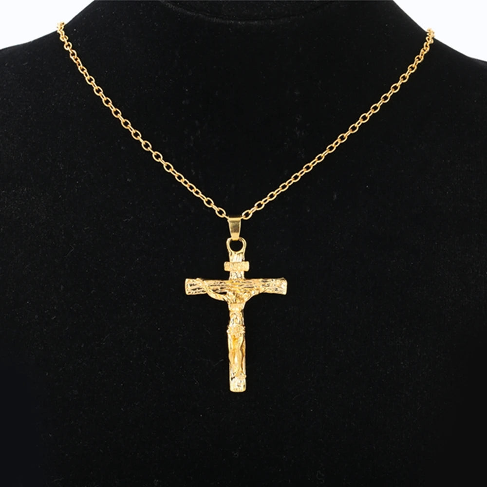 The French Thunder Cross Necklace — Johnny Hallyday Guitar Soul Pendant
