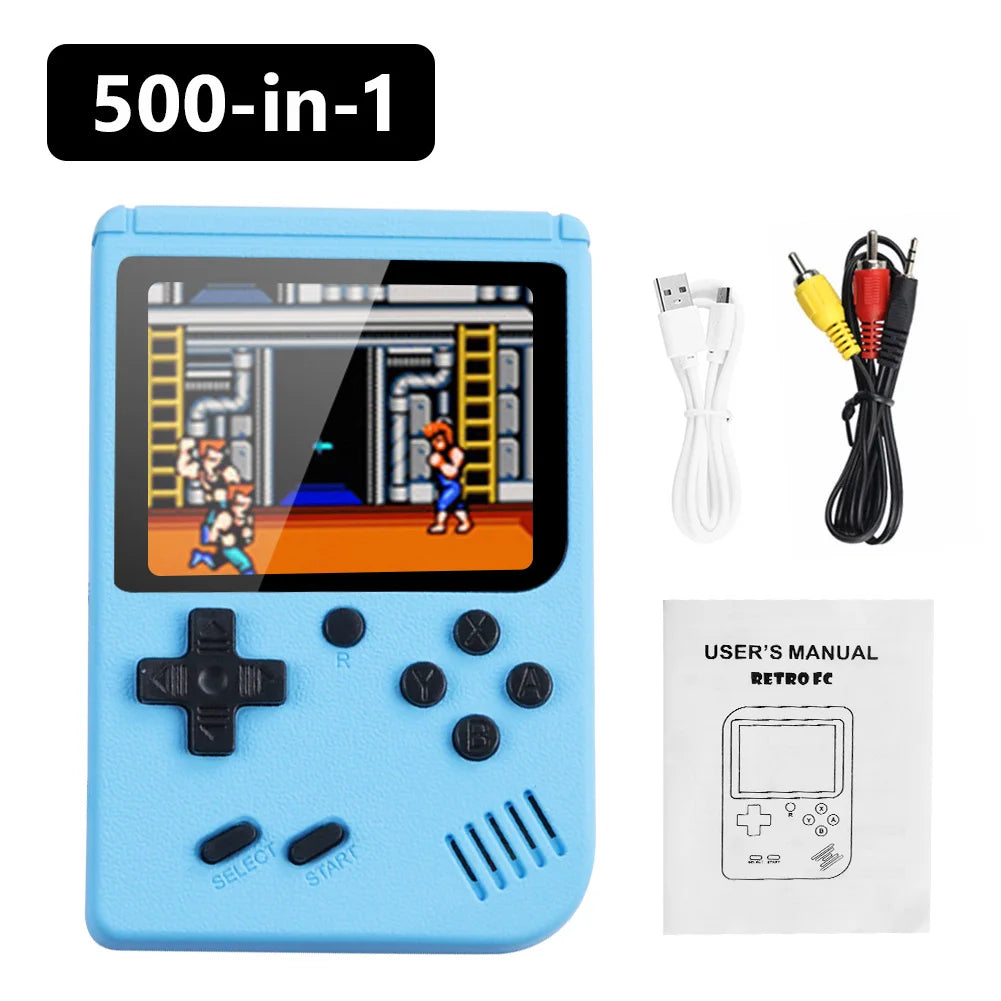 500 Games In One Portable Mini Electronic Video Game Player – Handheld Game Console for Kids, Rechargeable, Fun for All Ages - Premium handheld video game from Lizard Vigilante - Just $33.88! Shop now at Lizard Vigilante