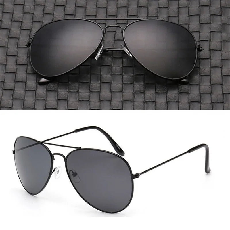 Men's Double Bridge Aviation Sunglasses UV400 2024 Mirror Shades Bidens Cop Sun Glasses Alloy Frame - Premium  from Lizard Vigilante - Just $21.49! Shop now at Lizard Vigilante