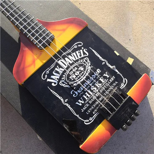 Jack Daniels 4-string Electric Bass Guitar Like Van Halen Set Neck and Body Free Shipping - Premium bass guitar from Lizard Vigilante - Just $979.99! Shop now at Lizard Vigilante