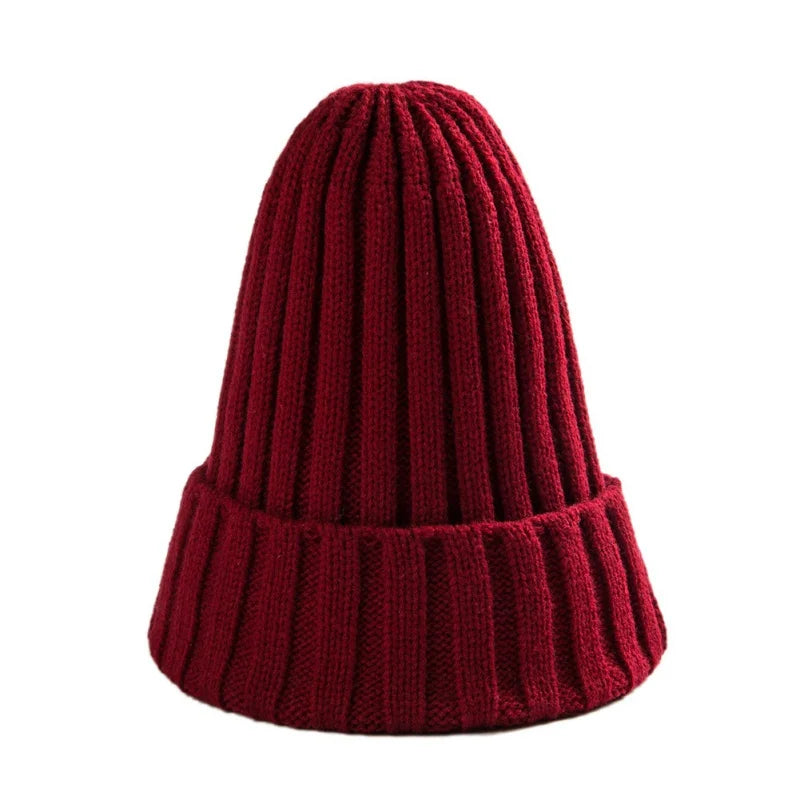 Wholesale Hat Female Unisex Cotton Blends Solid Warm Soft HIP HOP Knitted Hats Men Winter Caps Women Skullies Beanies Girl - Premium  from Lizard Vigilante - Just $5.99! Shop now at Lizard Vigilante