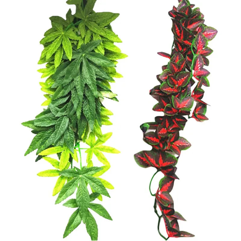 Reptile Terrarium Plant Decoration with Suction Cup – 30cm Climbing Plant for Amphibians and Lizards - Premium pet supplies from Lizard Vigilante - Just $12.99! Shop now at Lizard Vigilante