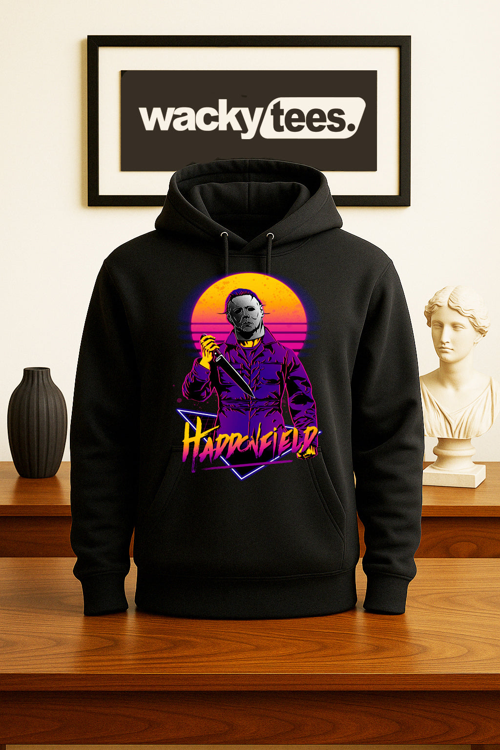 Haddonfield Michael Myers 80s style Horror Terror Halloween Graphic Tee Shirt