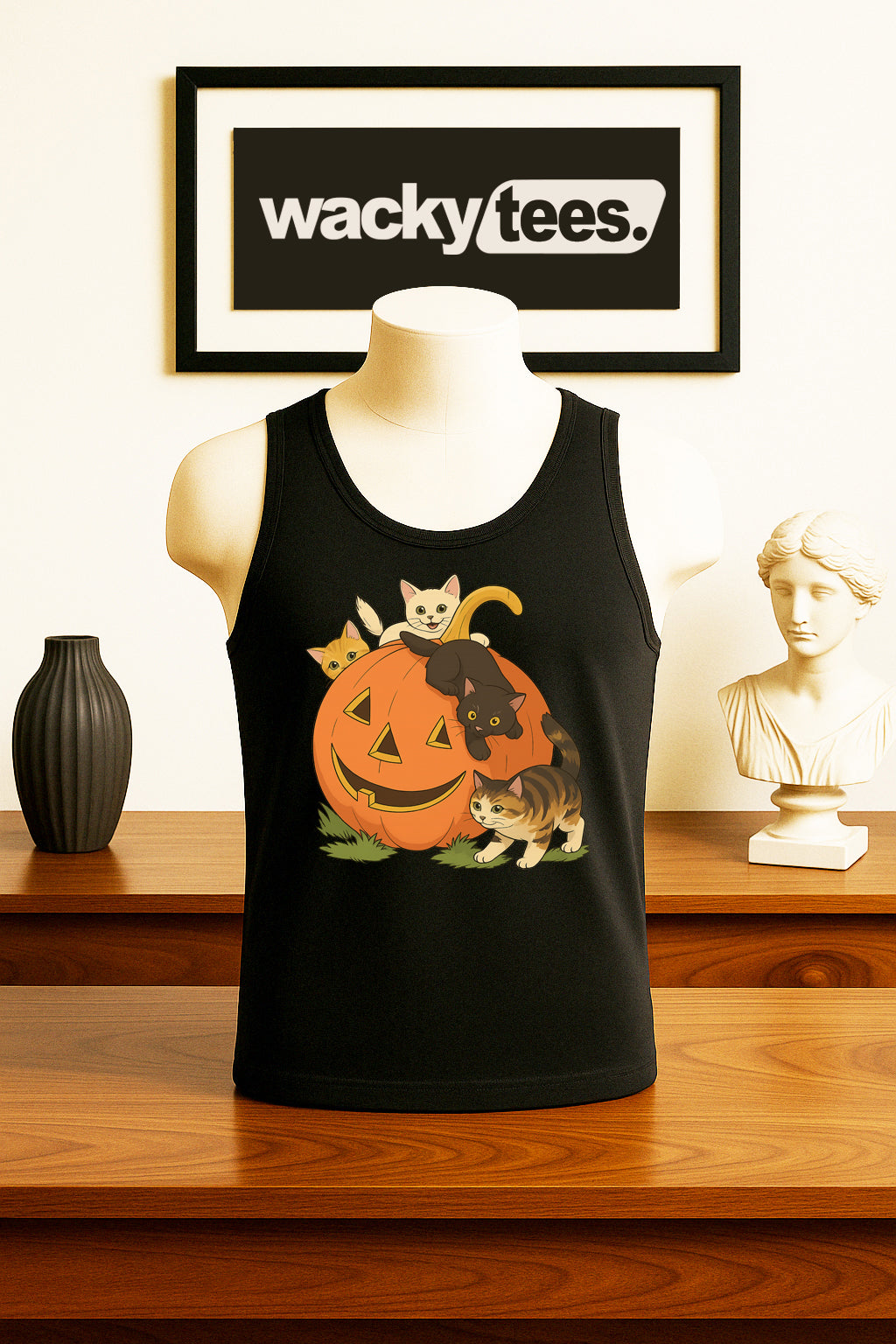 🎃 The Kitten Carcass Graphic Tee: Feline Fury for Fall! 🤘