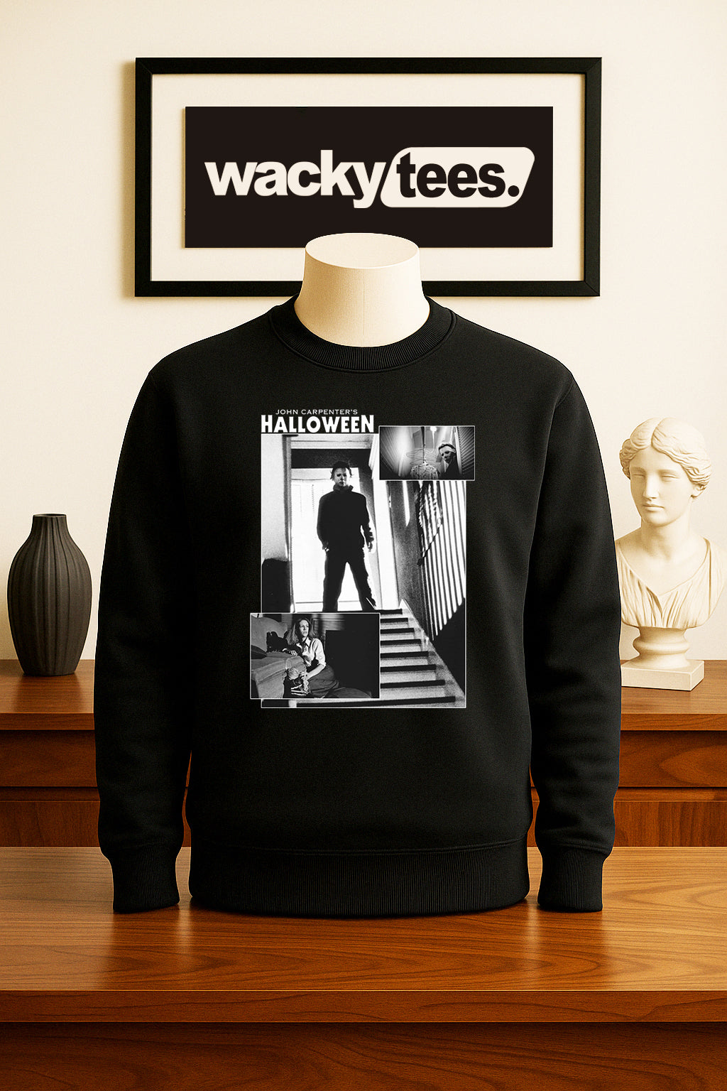 Halloween John Carpenters Horror Terror Halloween Graphic Tee Shirt