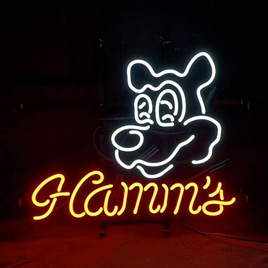 Hamm's Beer Bear Neon Signs Light