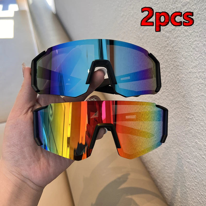 2pcs UV400 Cycling Sunglasses – Tactical Double Pack