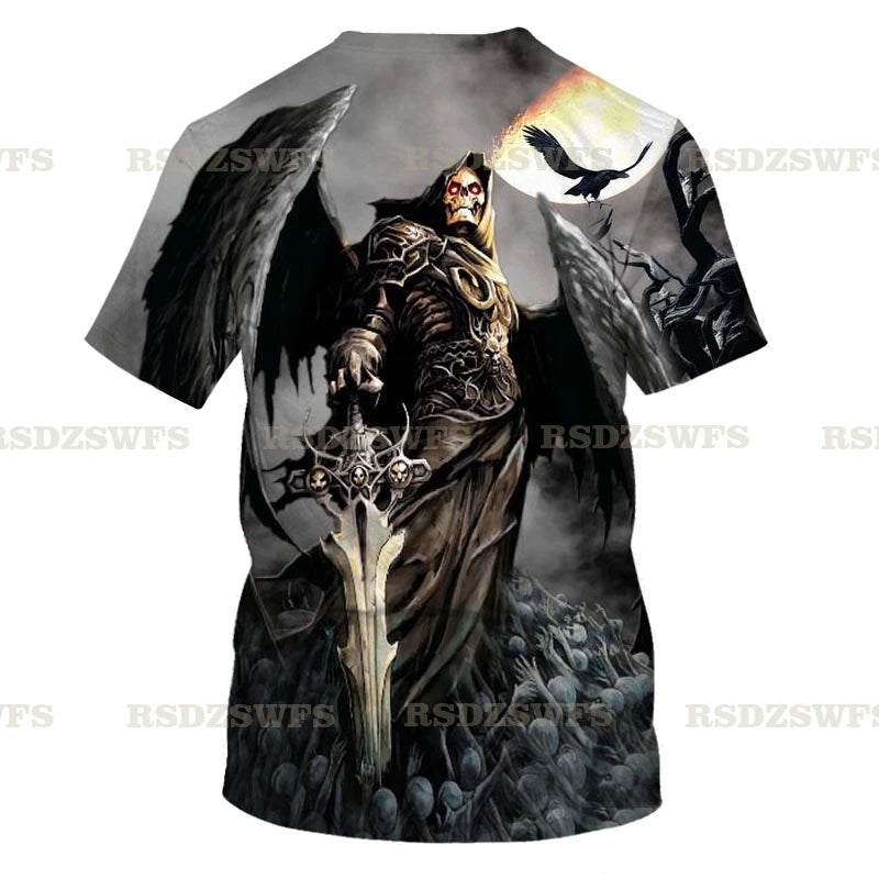 Skull Chug Society – 3D Beer-Drinking T-Shirt for Rockers, Rebels & Weekend Warriors - Premium tee from dsers - Just $54.99! Shop now at Lizard Vigilante