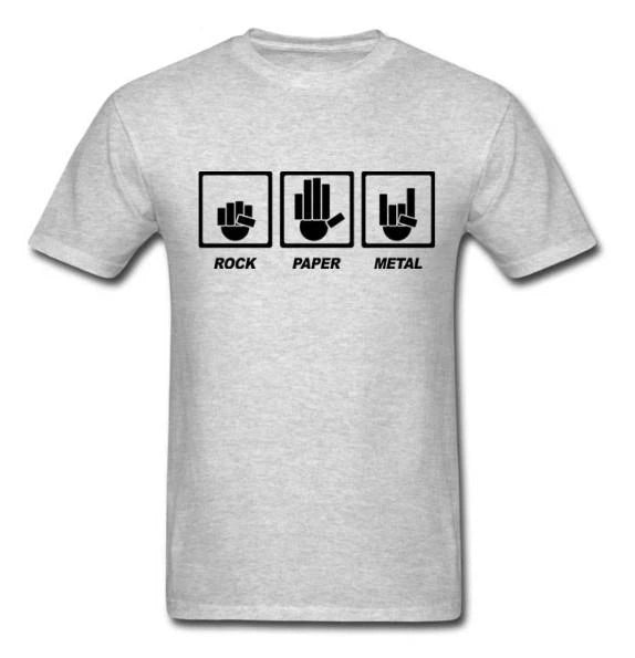 Summer 2020 Rock Paper Metal T Shirt Heavy Metal Band Hip Hop Tops Tee Shirts Harajuku Short Sleeve Cool T-shirt For Men Women - Premium  from Lizard Vigilante - Just $26.99! Shop now at Lizard Vigilante