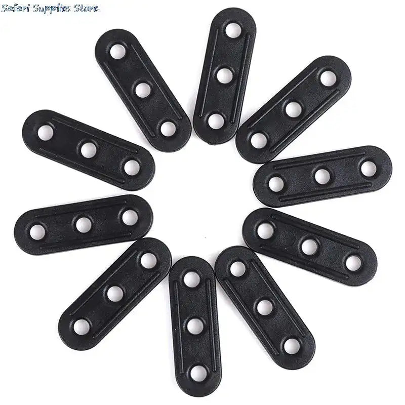 10PCS Tightener Tent Repair Camping Tent Lock Cord Rope Fastener Tensioners Bent Runners Outdoor Camping Accessories