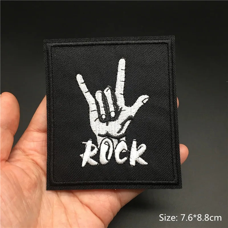 Rock Your World: Embroidered Band & Punk Patches - Premium patches from Lizard Vigilante - Just $1.99! Shop now at Lizard Vigilante