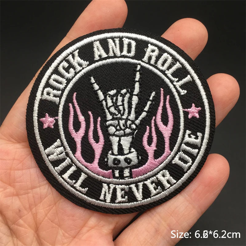 Rock Your World: Embroidered Band & Punk Patches - Premium patches from Lizard Vigilante - Just $1.99! Shop now at Lizard Vigilante