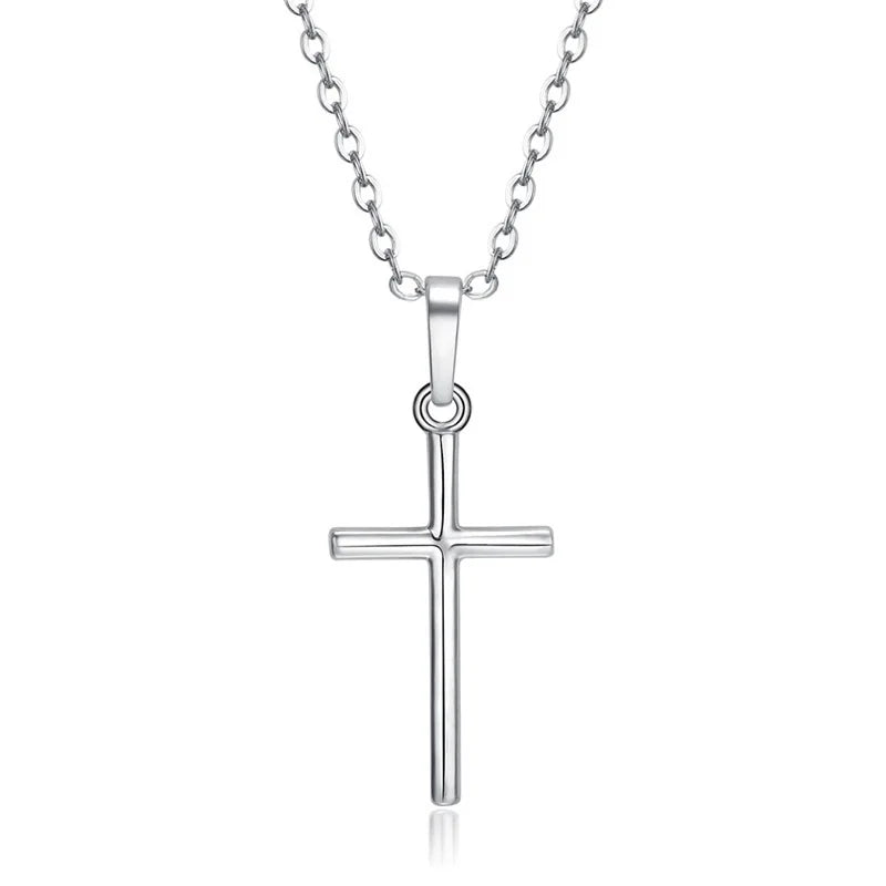 Fashion  Cross Pendants dropshipping Golden Silver  Color Crystal Jesus Cross Pendant Necklace Jewelry For Men/Women Wholesale - Premium  from Lizard Vigilante - Just $1.99! Shop now at Lizard Vigilante