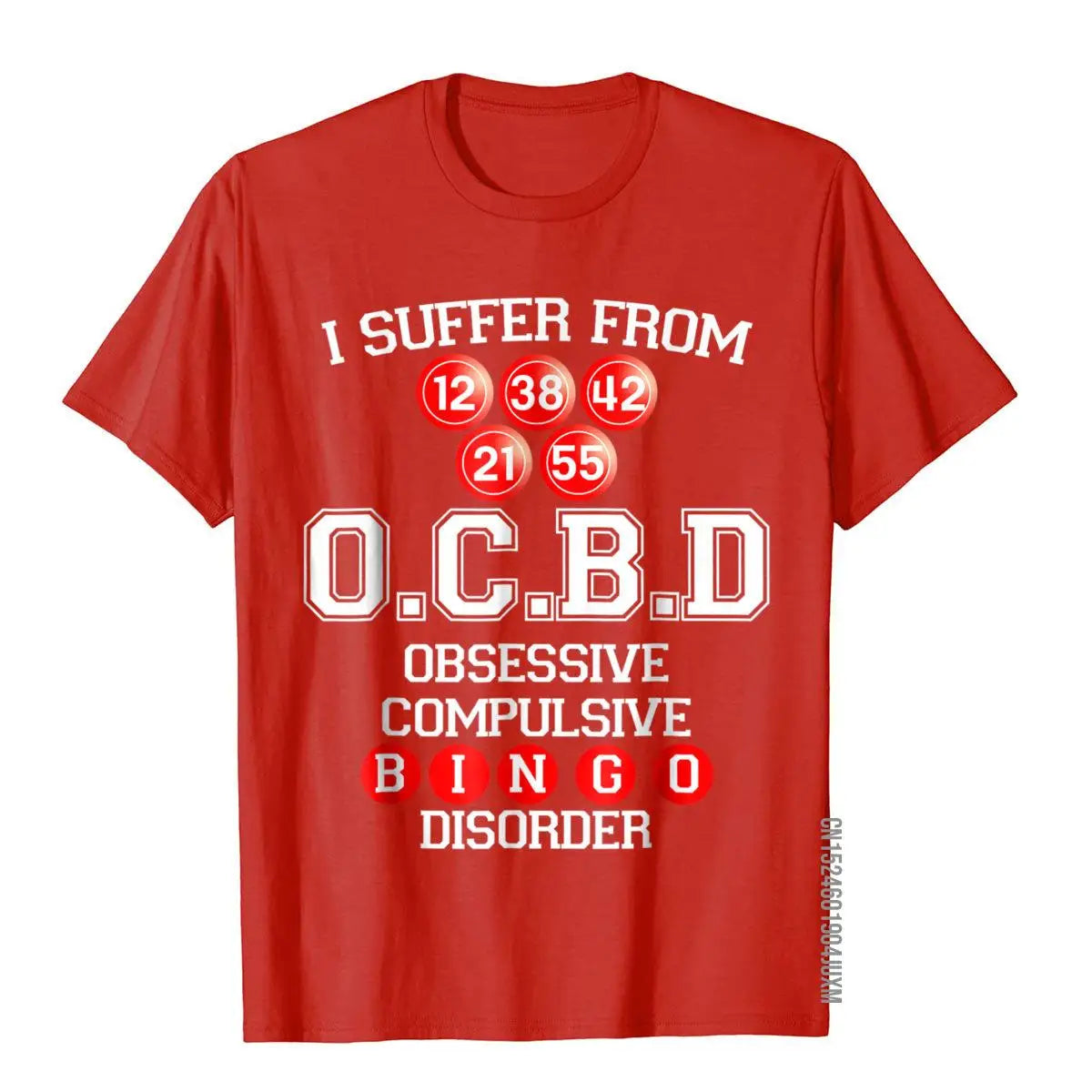 I Suffer Obsessive Compulsive Bingo Disorder Funny T-Shirt | Youthful Cotton Unisex Top for Men & Women - Premium tee from Lizard Vigilante - Just $24.88! Shop now at Lizard Vigilante