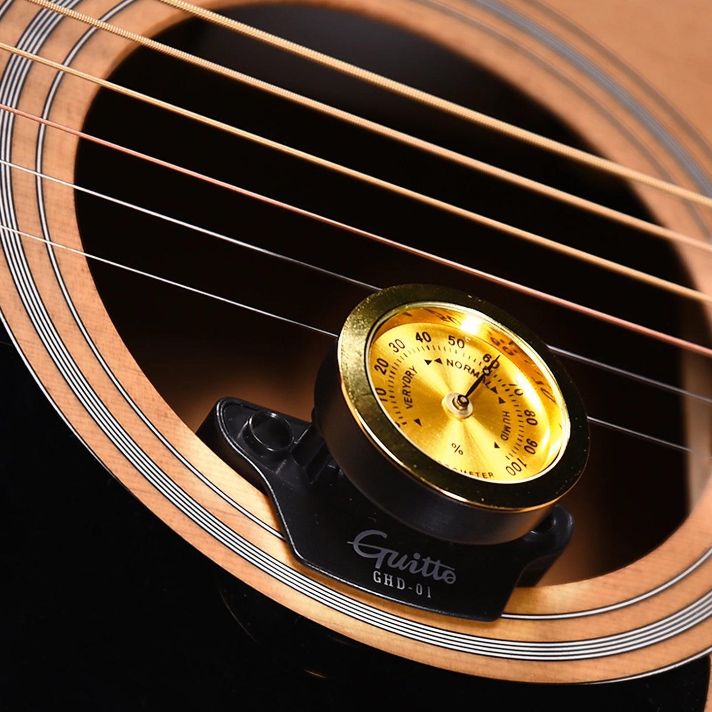 LEKATO GHD-01 Anti-Drying Humidifier for Acoustic Guitar - Hygrometer for Optimal Humidity Care - Premium guitar accessories from Lizard Vigilante - Just $22.99! Shop now at Lizard Vigilante