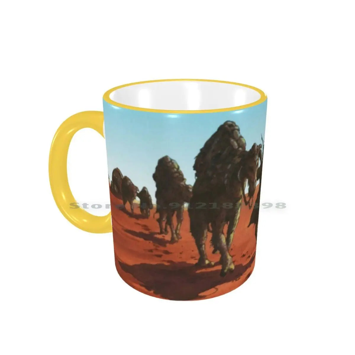 Sleep-Dopesmoker Ceramic Mug – Doom Metal Album Cover Coffee Cup for Music Fans - Premium mug from Lizard Vigilante - Just $19.99! Shop now at Lizard Vigilante