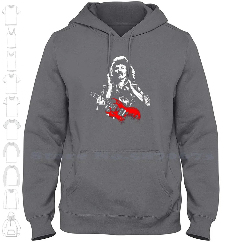 Riff Lord Chronicles Hoodie: Tony Iommi’s Sabbath-Approved Vintage Heavy Metal Tribute - Premium Long-sleeve hoodie t-shirt from Lizard Vigilante - Just $56.66! Shop now at Lizard Vigilante