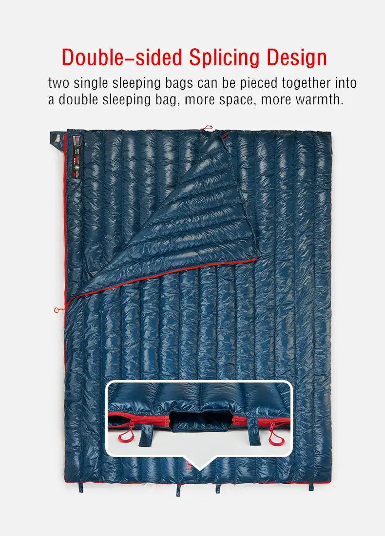 Naturehike CW280 Sleeping Bag Winter Waterproof Goose Down Sleeping Bag Ultralight CWM400 Hiking Camping Sleeping Bag