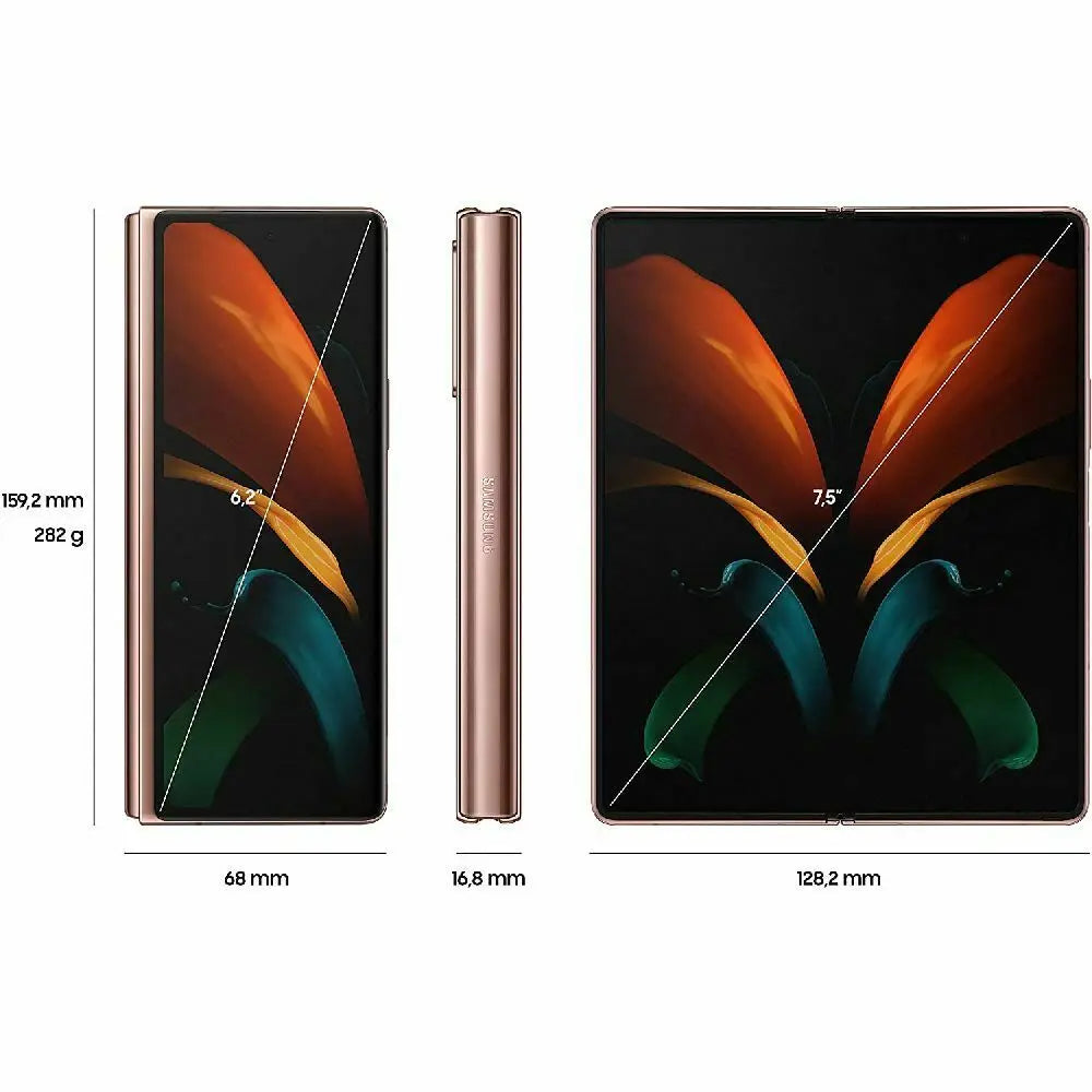 Samsung Galaxy Z Fold2 5G – 7.6" Foldable AMOLED, Snapdragon 865+, 12GB RAM, 256GB/512GB ROM, NFC, 98% New - Premium  from Lizard Vigilante - Just $734.99! Shop now at Lizard Vigilante