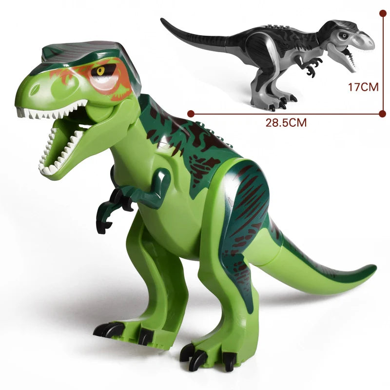 Dinosaurs Figures Bricks Building Blocks Velociraptor Jurassic Dino World Large T-Rex Triceratops Indominus Rex Toys For Kids - Premium toys from Lizard Vigilante - Just $1.99! Shop now at Lizard Vigilante