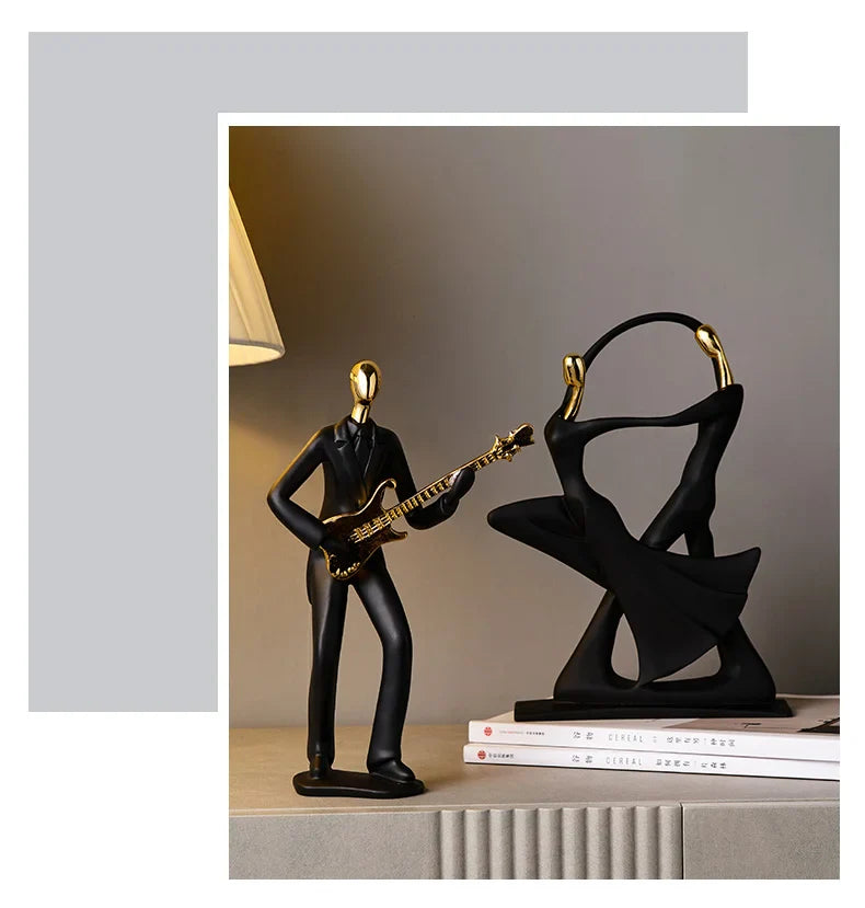 Abstract Sculpture Human Figurines Modern Home Decoration Resin Character Statue Living Room Office Bookshelf Decor Accessories