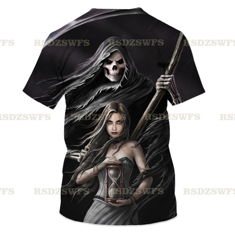 Skull Chug Society – 3D Beer-Drinking T-Shirt for Rockers, Rebels & Weekend Warriors - Premium tee from dsers - Just $54.99! Shop now at Lizard Vigilante