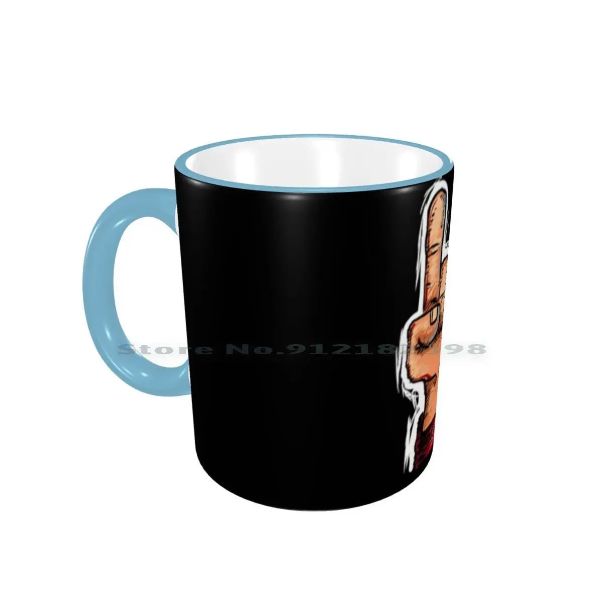 Heavy Metal Ceramic Mugs – Black Metal Death Metal Music Coffee, Milk, Tea Cups - Premium Ceramic Mugs from Lizard Vigilante - Just $20.88! Shop now at Lizard Vigilante