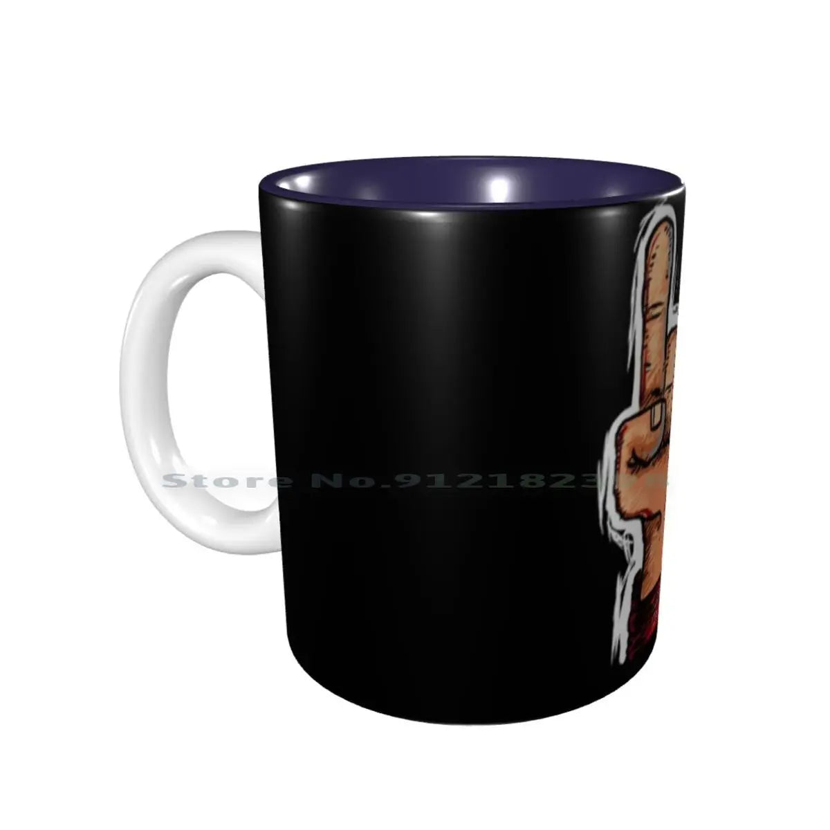 Heavy Metal Ceramic Mugs – Black Metal Death Metal Music Coffee, Milk, Tea Cups - Premium Ceramic Mugs from Lizard Vigilante - Just $20.88! Shop now at Lizard Vigilante