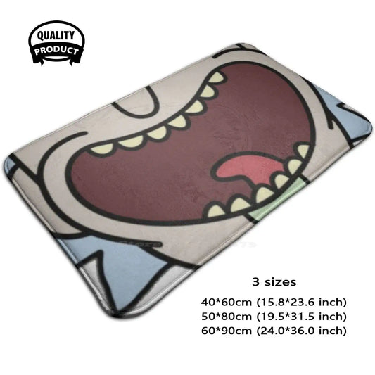 Rick Soft Cushion Home Carpet Door Mat – Cartoon Creative Unique Character Rug for Adults - Premium car mat from Lizard Vigilante - Just $21.99! Shop now at Lizard Vigilante