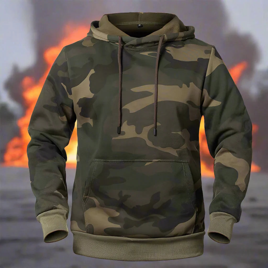 Camouflage Camo King Hoodie: Your Winter Revolution in Style - Premium hoodie from Lizard Vigilante - Just $38.88! Shop now at Lizard Vigilante