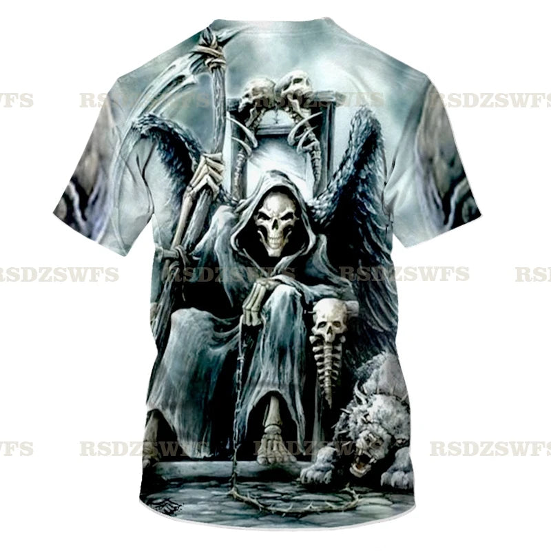 Skull Chug Society – 3D Beer-Drinking T-Shirt for Rockers, Rebels & Weekend Warriors - Premium tee from dsers - Just $54.99! Shop now at Lizard Vigilante