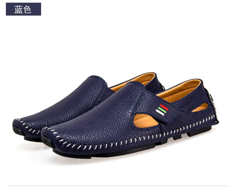 Breathable Leather Loafers - Comfort and Style Redefined - Premium loafers from Lizard Vigilante - Just $37.88! Shop now at Lizard Vigilante