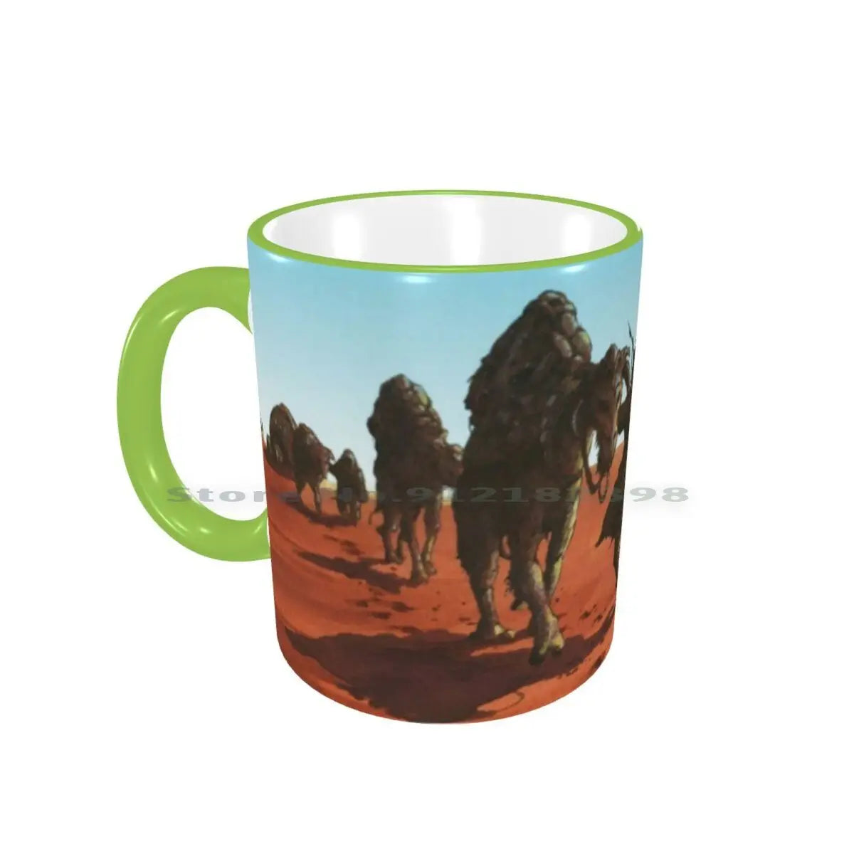 Sleep-Dopesmoker Ceramic Mug – Doom Metal Album Cover Coffee Cup for Music Fans - Premium mug from Lizard Vigilante - Just $19.99! Shop now at Lizard Vigilante