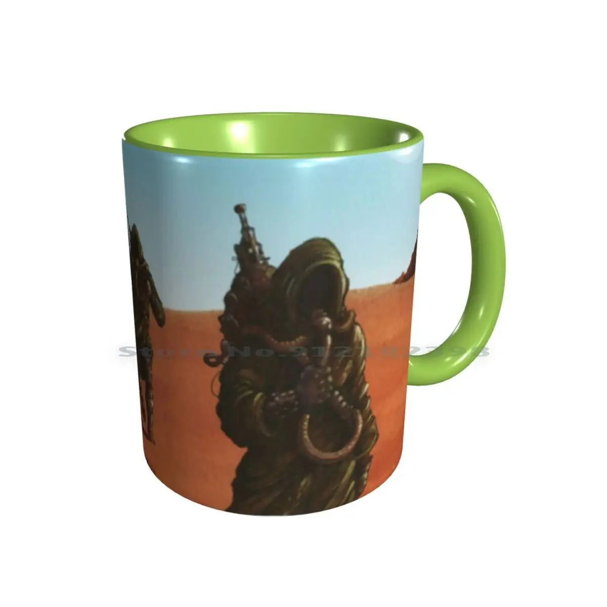 Sleep-Dopesmoker Ceramic Mug – Doom Metal Album Cover Coffee Cup for Music Fans - Premium mug from Lizard Vigilante - Just $19.99! Shop now at Lizard Vigilante