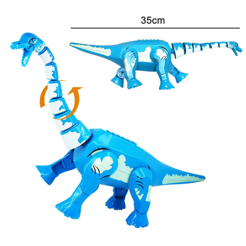 Dinosaurs Figures Bricks Building Blocks Velociraptor Jurassic Dino World Large T-Rex Triceratops Indominus Rex Toys For Kids - Premium toys from Lizard Vigilante - Just $1.99! Shop now at Lizard Vigilante