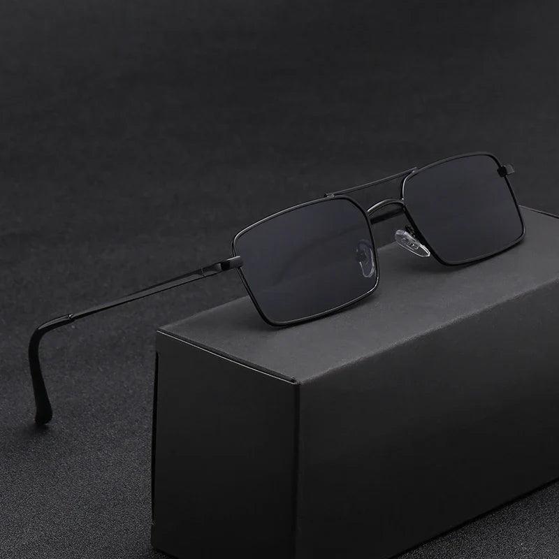 Designer Women's Anti-Reflective Mirror Sunglasses Fashion Metal Square Glasses Classic Men Out Door Sun Glasses Uv400 - Lizard Vigilante