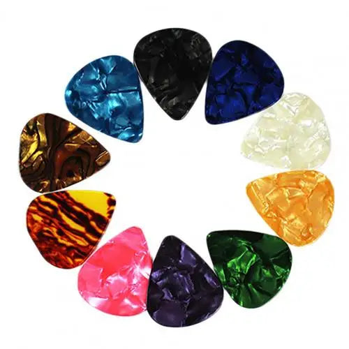 10 Pcs New Acoustic Picks Guitar Picks Plectrum Celluloid Electric Smooth Guitar Pick Accessories - Premium  from Lizard Vigilante - Just $0.99! Shop now at Lizard Vigilante