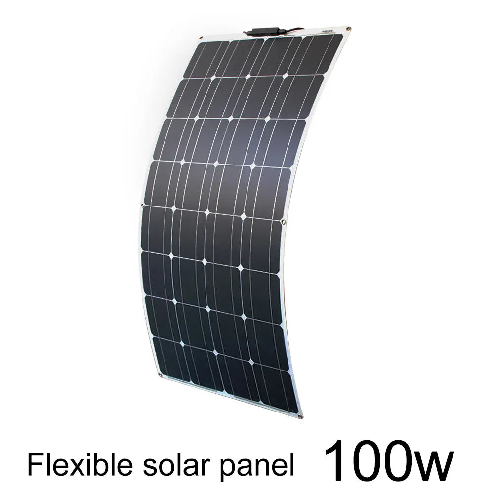 dgsunlight Complete Solar Panel Kit 100W-400W – Flexible 12V Solar Power Charger for Battery, Power Bank, Camping, and Hiking - Premium solar panel from Lizard Vigilante - Just $101.99! Shop now at Lizard Vigilante