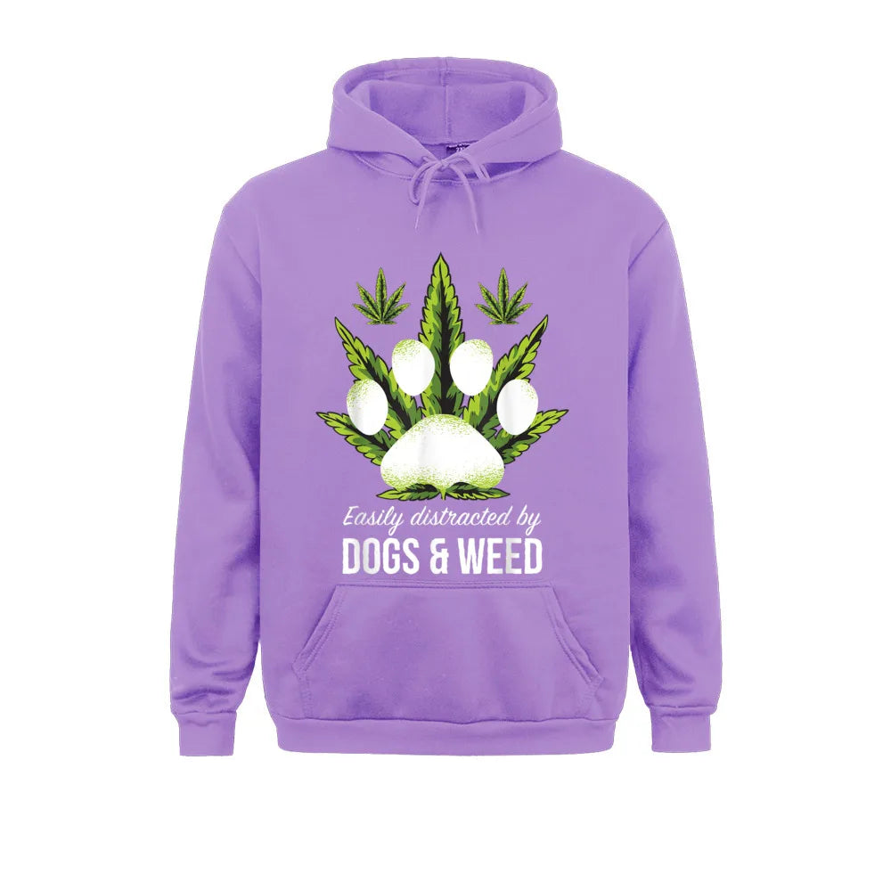 Easily Distracted by Dogs Hoodie | Funny Dog Lover Gift | Casual Men’s Sweatshirt | New Fall Design - Premium hoodies from Lizard Vigilante - Just $38.88! Shop now at Lizard Vigilante