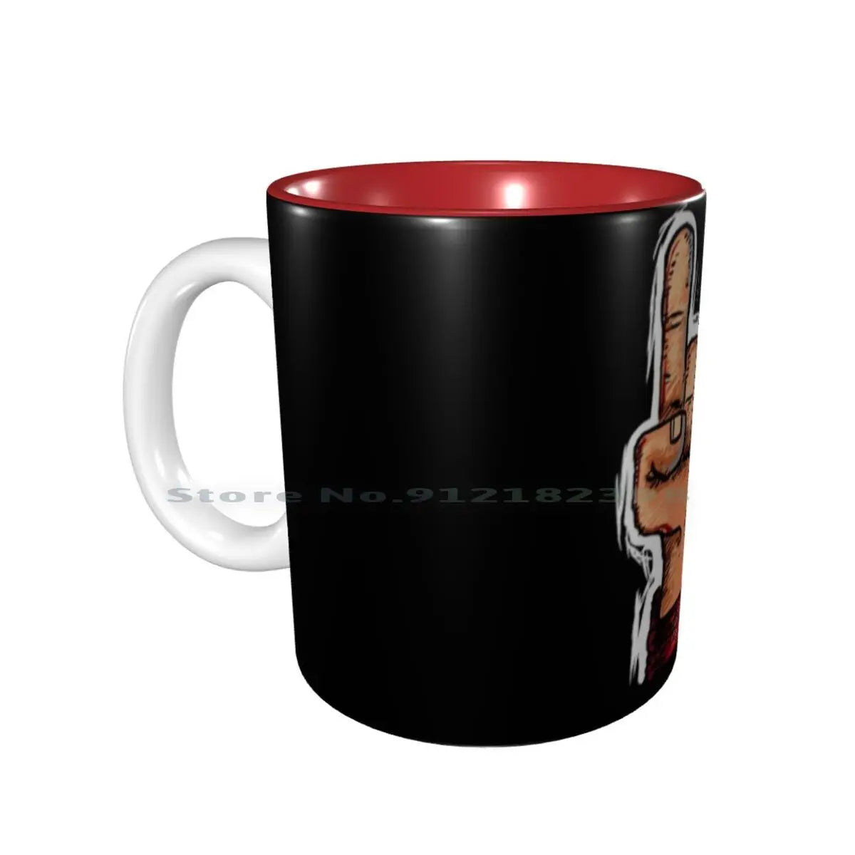 Heavy Metal Ceramic Mugs – Black Metal Death Metal Music Coffee, Milk, Tea Cups - Premium Ceramic Mugs from Lizard Vigilante - Just $20.88! Shop now at Lizard Vigilante