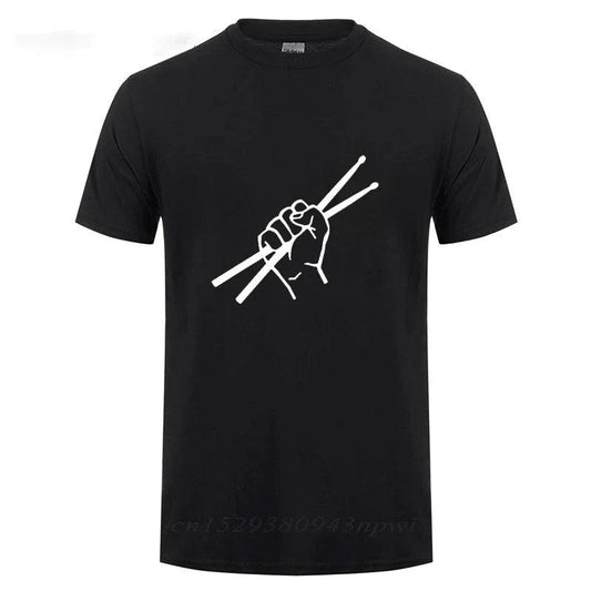 Drummer Gift T Shirt Short Sleeve Drumming Gifts T-Shirt For Men Cotton Plus Size TShirt - Lizard Vigilante