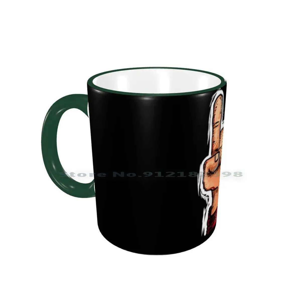 Heavy Metal Ceramic Mugs – Black Metal Death Metal Music Coffee, Milk, Tea Cups - Premium Ceramic Mugs from Lizard Vigilante - Just $20.88! Shop now at Lizard Vigilante