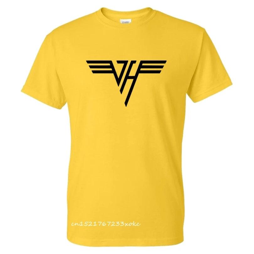 Van Halen Printed T-Shirt - High-Quality 100% Cotton Unisex Rock Band Casual Streetwear for Men - Premium T-shirt from Lizard Vigilante - Just $23.49! Shop now at Lizard Vigilante