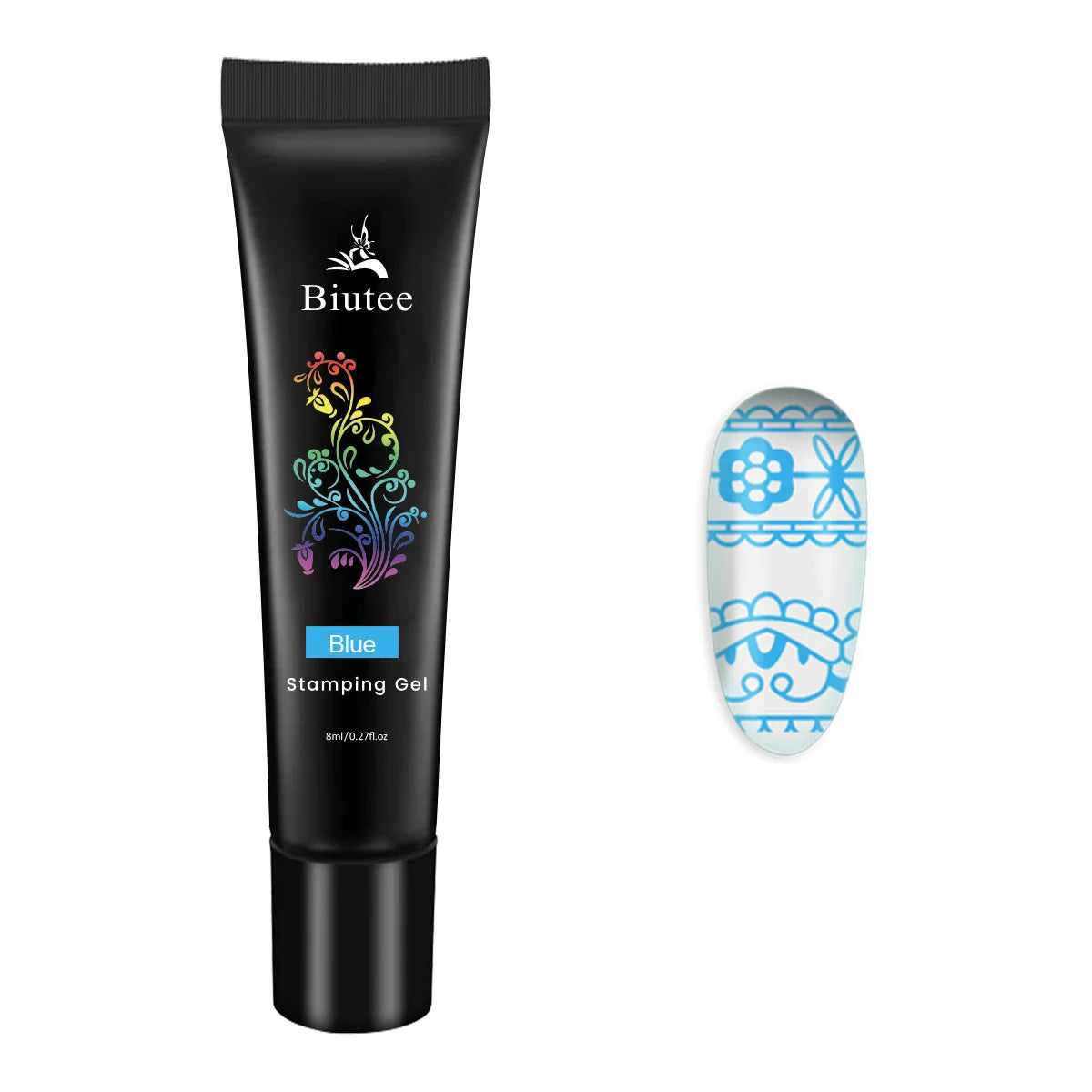 8 Colors Nail Art Stamping Gel Polish For Nail Art DIY- 8ml Stamp Print Oil UV Gel Vanish Soak Off Varnish New 2021 Manicure Gel